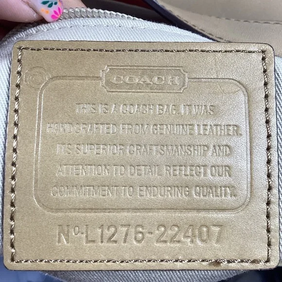 Coach Legacy Archive Rare Tan Coral Pink‎ Leather Hand Shoulder Bag Bucket Purse - Picture 8 of 9